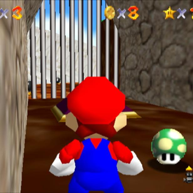 Super Mario 64 wurde im Zuge der Studie gespielt