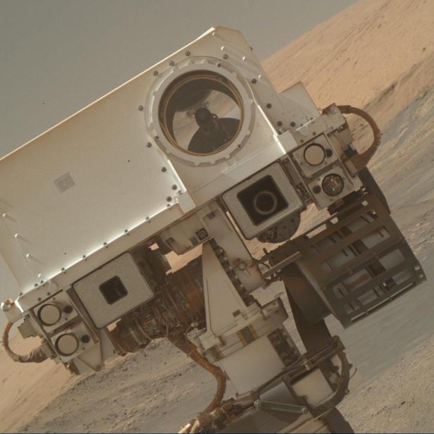 Ein Selfie von Curiosity