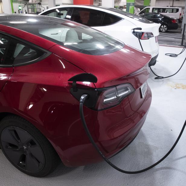 Tesla test-drive vehicles used by a Tesla dealership in Washington, DC