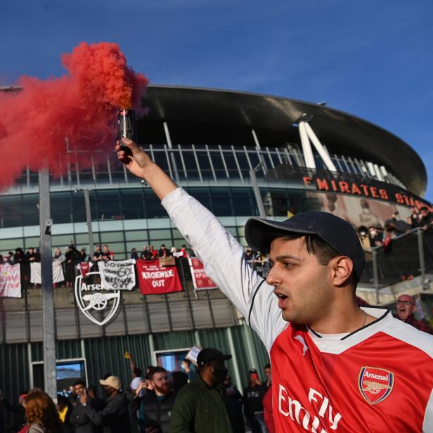Protest at Arsenal