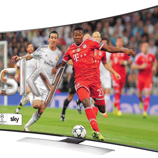 Samsung Curved UHD TV HU8580 ist der Flat TV des Jahres powered by Sky