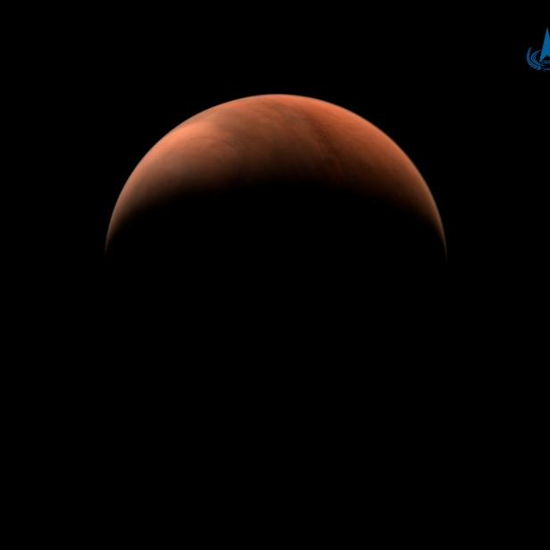 Der Mars, aufgenommen von einer chinesischen Raumsonde.