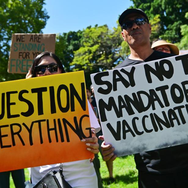 Anti COVID19 vaccination rally in Sydney