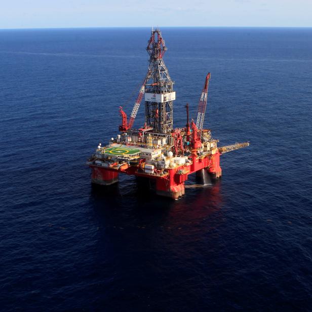 FILE PHOTO: A general view of the Centenario deep-water oil platform in the Gulf of Mexico off the coast of Veracruz, Mexico