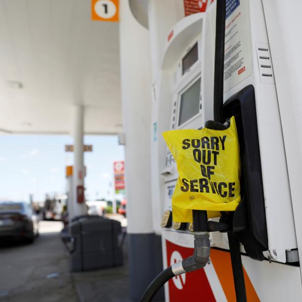 Gas shortage in southeastern United States