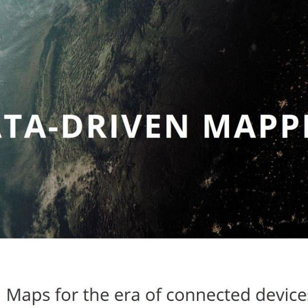 Mapsense bietet cloudbasierte Geodatendienste an