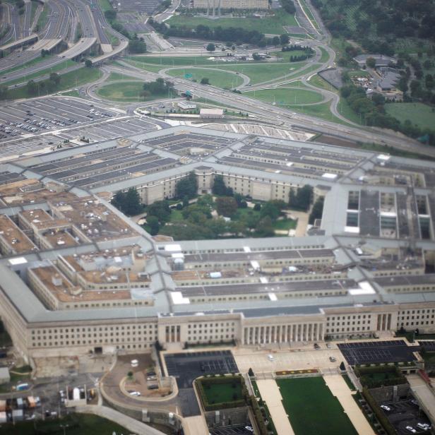 FILE PHOTO: Aerial view of the United States military headquarters, the Pentagon