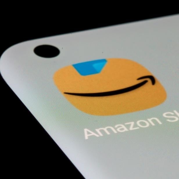 Amazon-App auf einem Smartphone