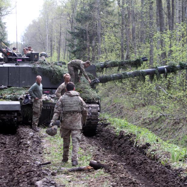 Military excercise Spring Strom in Estonia 