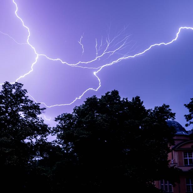 Thunder storm in Berlin, Germany