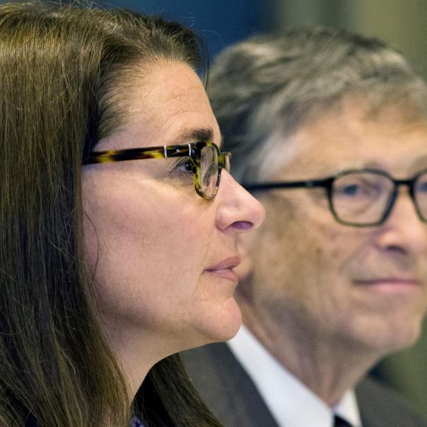 FILE PHOTO: FILE PHOTO: American business magnate Bill Gates and wife Melinda Gates attend a news conference by United Nations's movement "Every Woman, Every Child" in Manhattan, New York