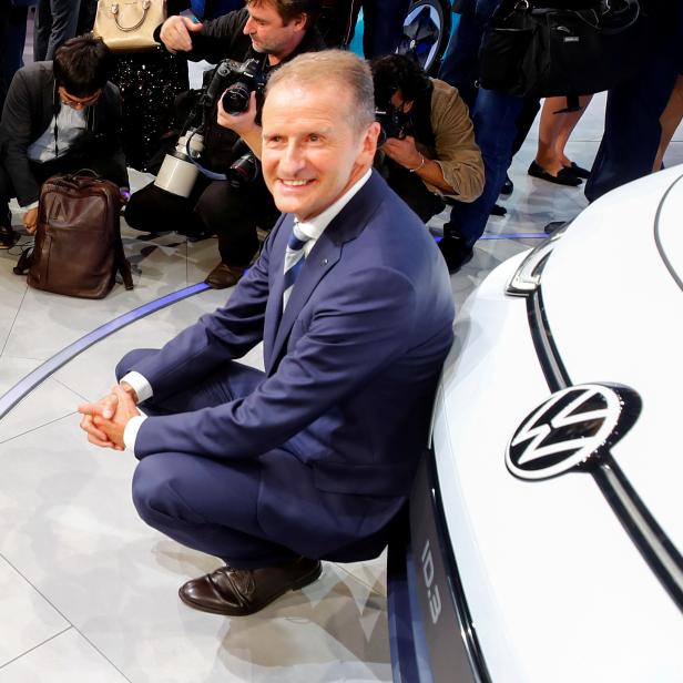 FILE PHOTO: Presentation of Volkswagen's electric ID.3 pre-production prototype car on the eve of the International Frankfurt Motor Show IAA in Frankfurt