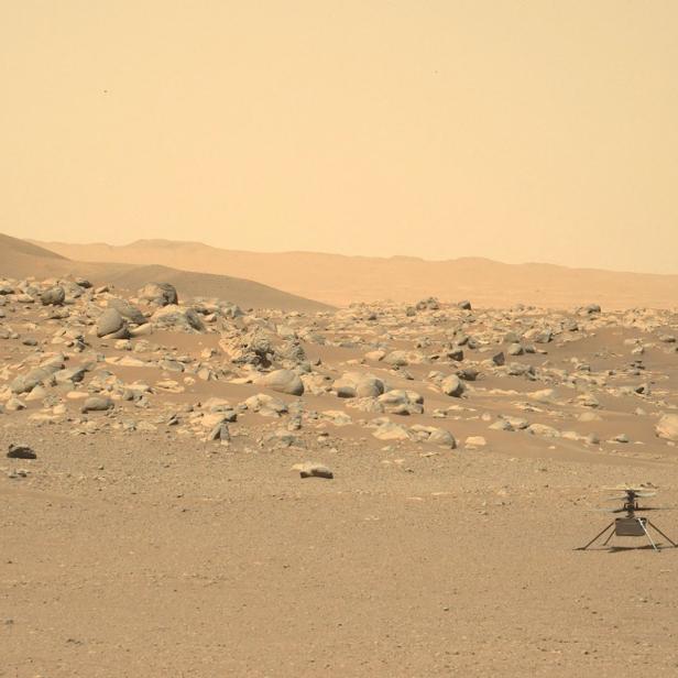 Der Mars-Rover Perseverance im Einsatz