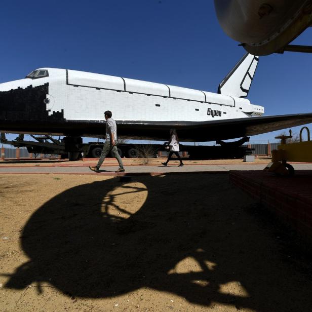 Die erste Burja in Baikonur