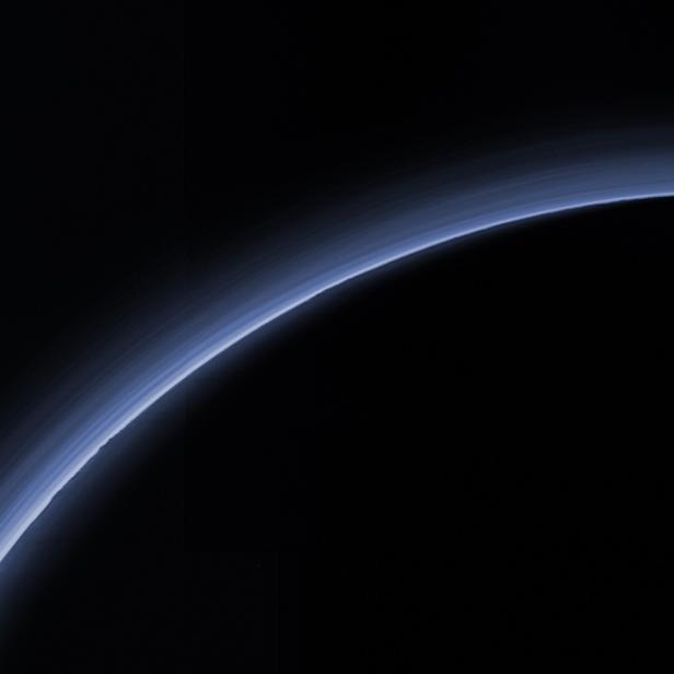 Die Atmosphäre des Pluto.
