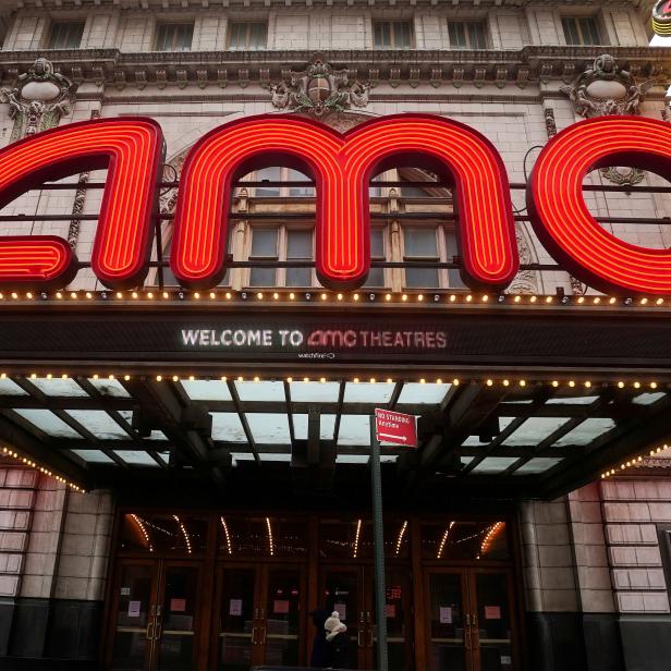 FILE PHOTO: An AMC theatre is pictured in New York