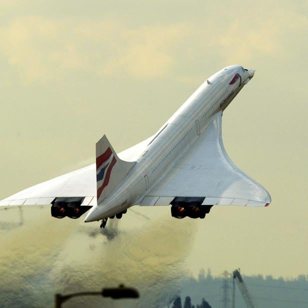 Concorde in der Luft