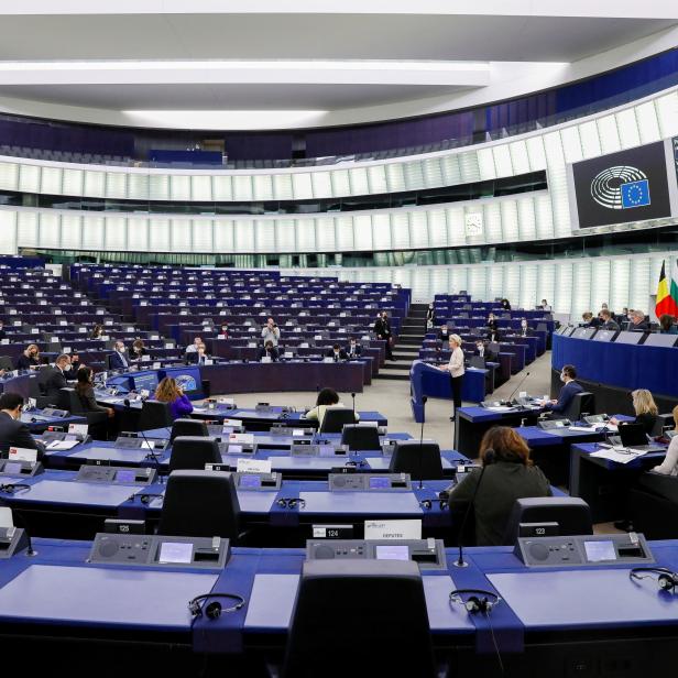 Plenary Session at the European Parliament in Strasbourg