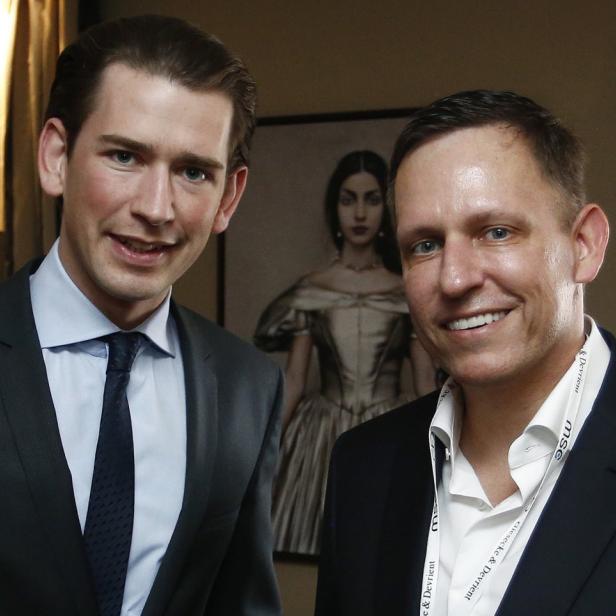 Kurz und Thiel bei Münchener Sicherheitskonferenz 2017