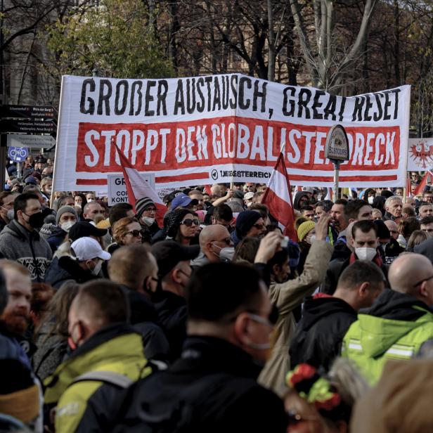 Demonstration in Wien