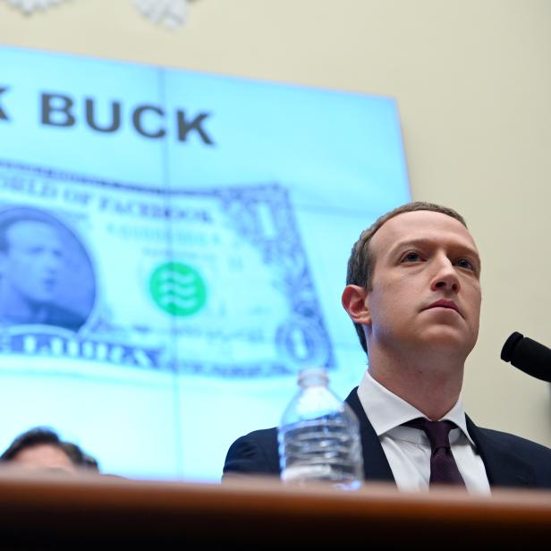Facebook CEO Zuckerberg testifies about cryptocurrency Libra at House Financial Services Committee hearing on Capitol Hill in Washington
