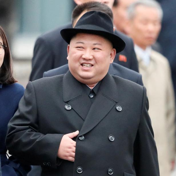FILE PHOTO: North Korean leader Kim Jong Un arrives in Vladivostok