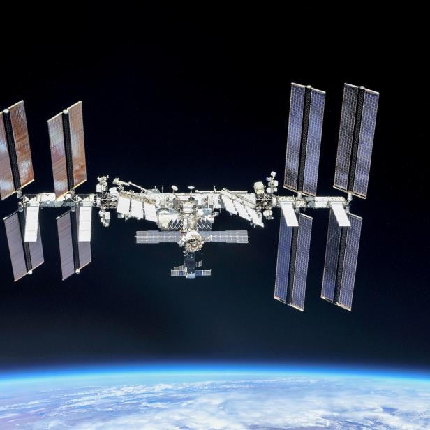 FILE PHOTO: FILE PHOTO: ISS photographed by Expedition 56 crew members from a Soyuz spacecraft after undocking