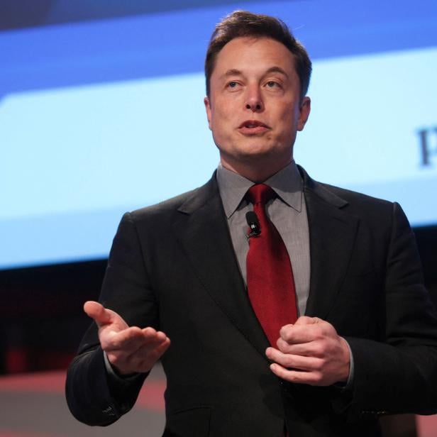 FILE PHOTO: Tesla Motors CEO Elon Musk talks at the Automotive World News Congress at the Renaissance Center in Detroit