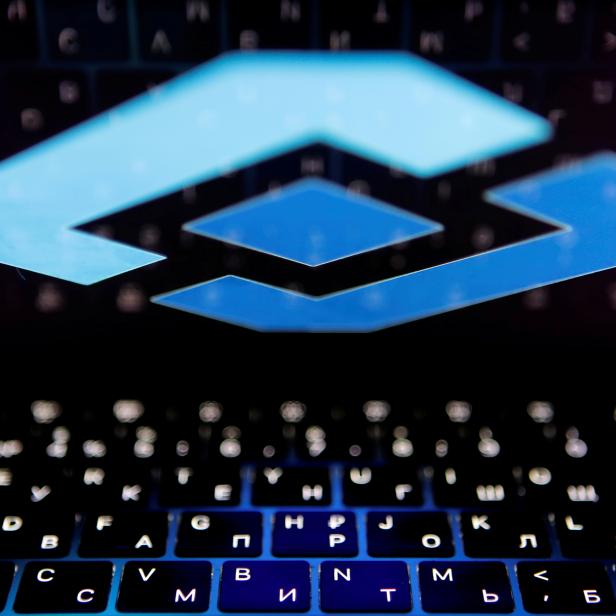 FILE PHOTO: The logo of Russia's state communications regulator, Roskomnadzor, is reflected in a laptop screen in this picture illustration