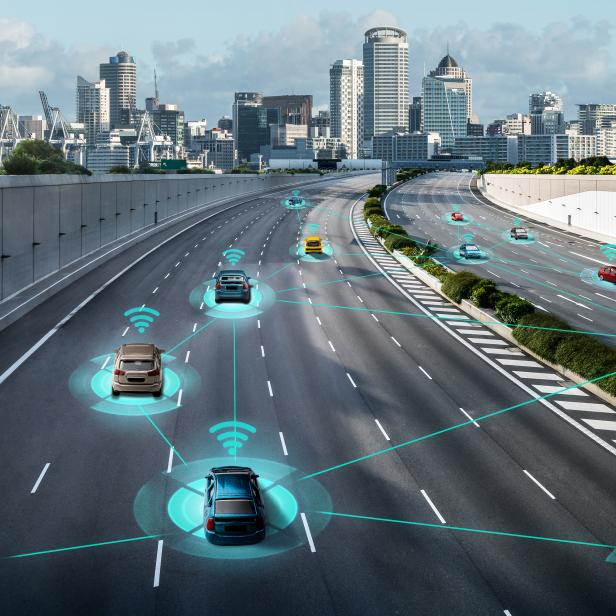 Autonomous car sensor system concept for safety of driverless mode car control