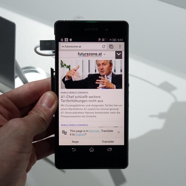 Sonys neues Android-Smartphone Xperia Z2