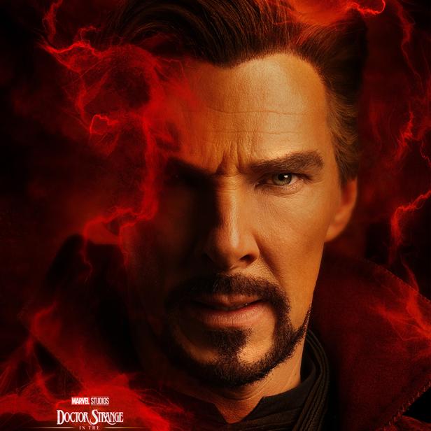 Porträt von Benedict Cumberbatch als Doctor Strange im Film „Doctor Strange in the Multiverse of Madness“.