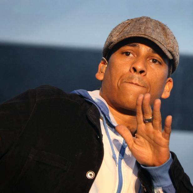 Xavier Naidoo bei einem Konzert.
