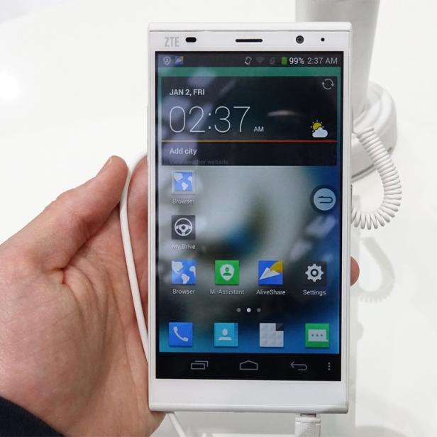 ZTE neues Phablet Grand Memo 2