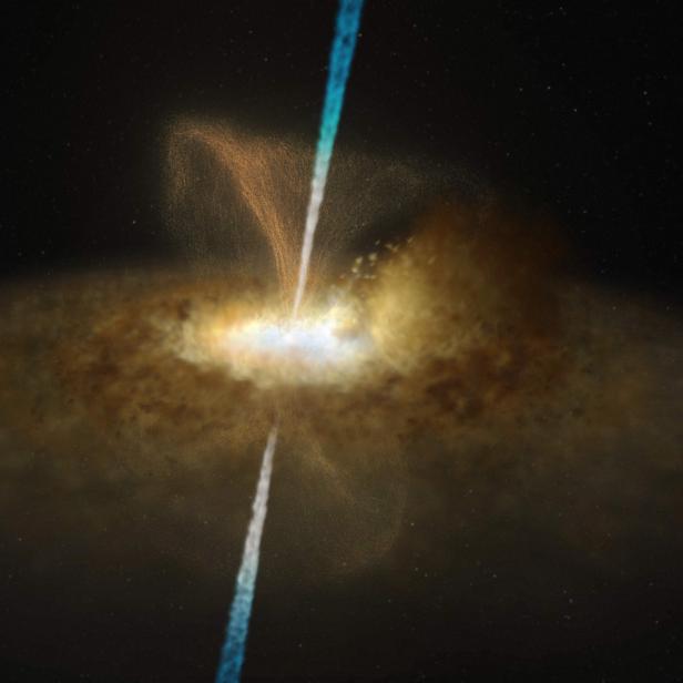 SPACE-ASTRONOMY-QUASAR-BLACK HOLE