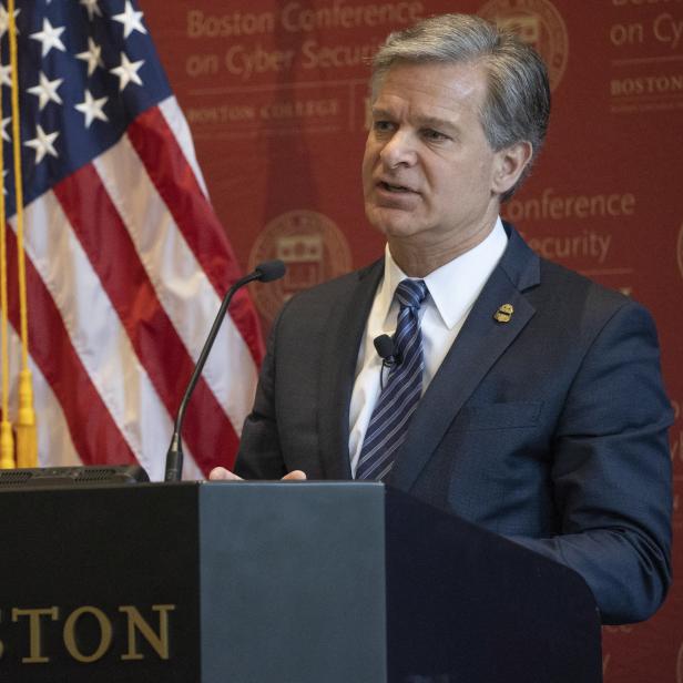 FBI-Chef Christopher Wray erzählte auf einer Konferenz von dem Angriff.