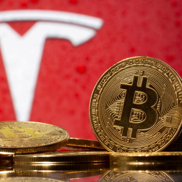Tesla und sein Bitcoin-Investment (Symbolbild)