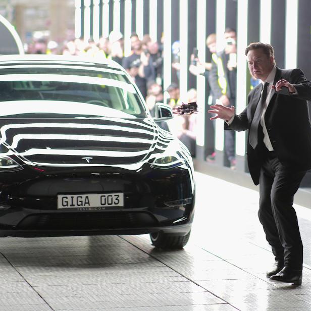 Opening day of Tesla Factory in Gruenheide