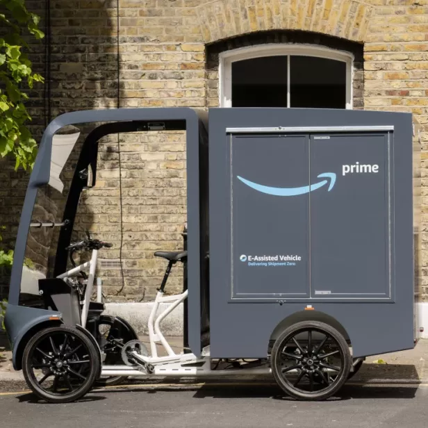 Amazon setzt in London E-Lastenräder ein.