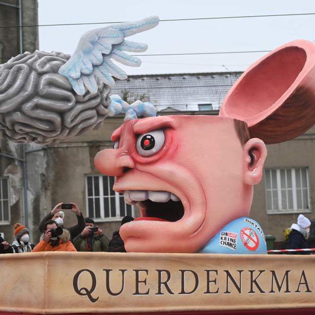 Wagen auf dem Karneval in Düsseldorf