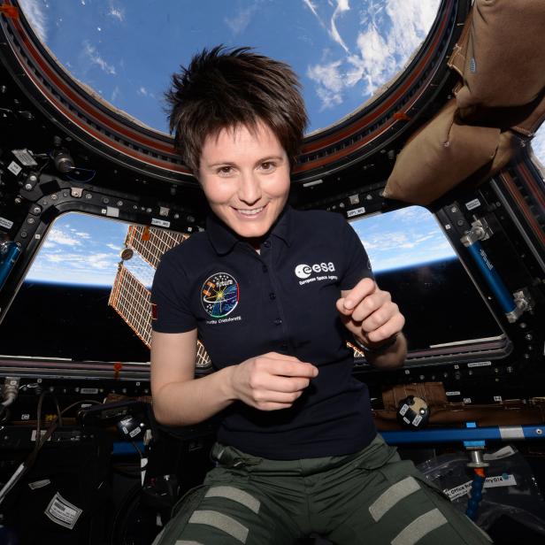 Samantha Cristoforetti auf der ISS