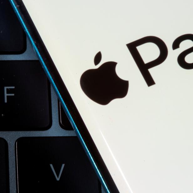 FILE PHOTO: Photo illustration of Apple Pay logo