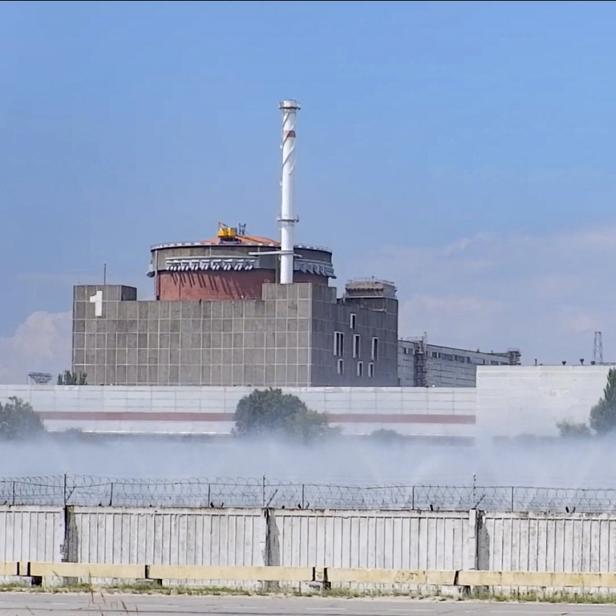 Die Ukraine vermeldet, Russland habe das Atomkraftwerk Saporischschja vermint. 