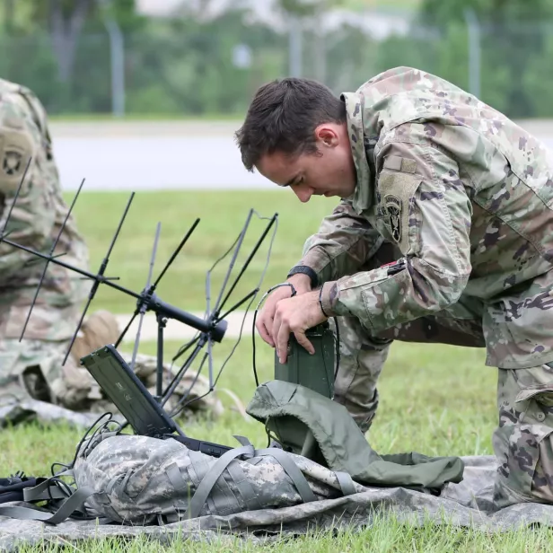 US-Soldaten bei einem Trainingsmanöver.