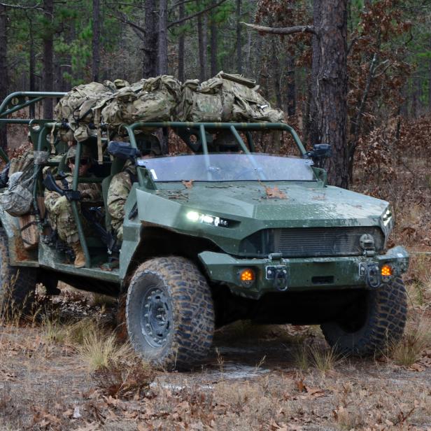 Die Laserwaffe soll am Infantry Squad Vehicle (im Bild) zum Einsatz kommen.