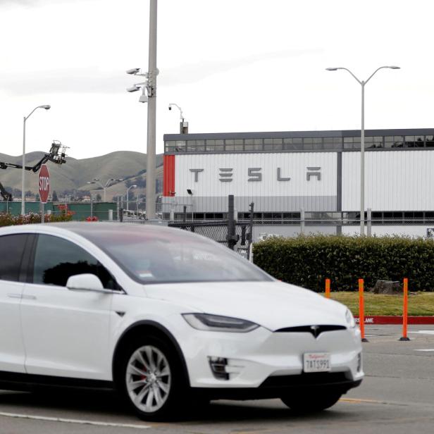 FILE PHOTO: Tesla's primary vehicle factory reopens in Fremont