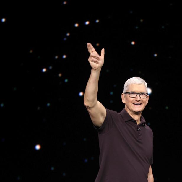 Apple-CEO Tim Cook bei der Präsentation des iPhone 14