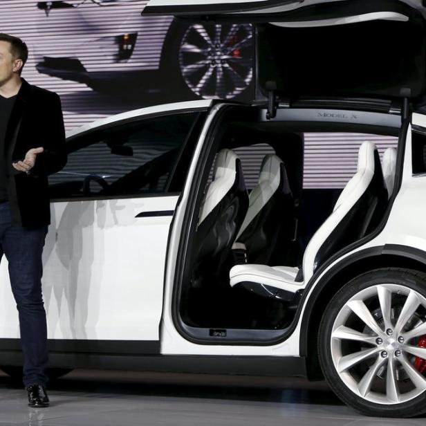 Musk mit dem Model X