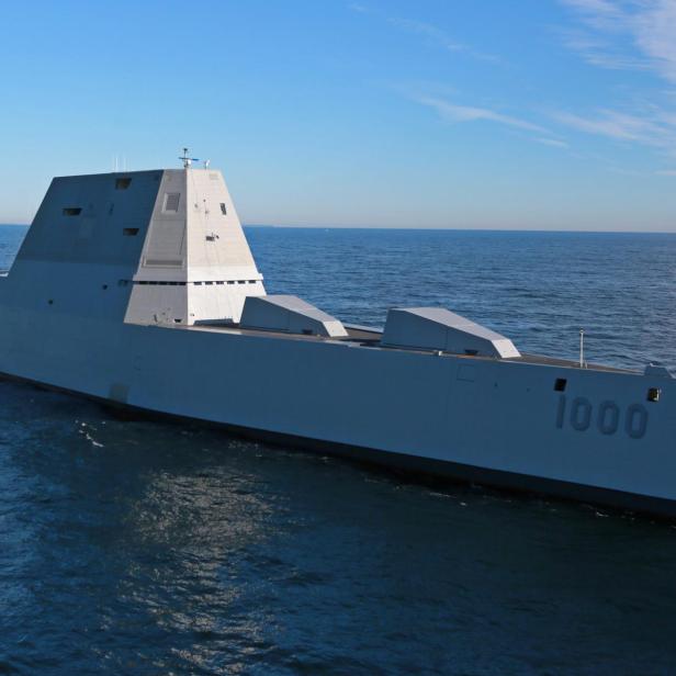 Die USS Zumwalt im Jahr 2015.