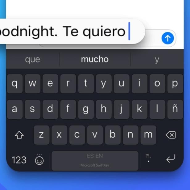 SwiftKey sagt leise "Goodnight".